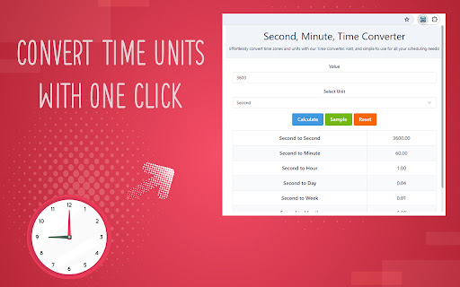 Second, Minute, Time Converter
