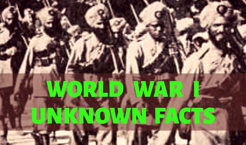 Very interesting amazing secret facts from world war 1