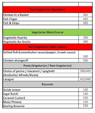 Peppercorn - GCC Hotel and Club menu 1