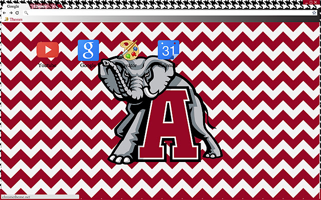 Alabama Chevron chrome extension