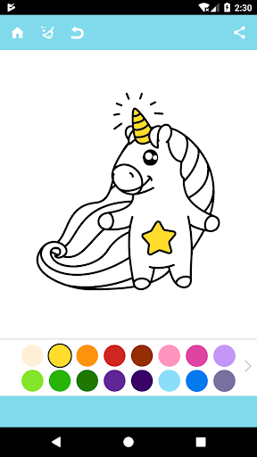 Unicorn Coloring Book