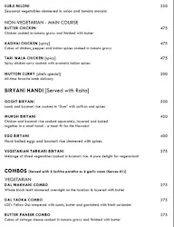 Mother India Social menu 3