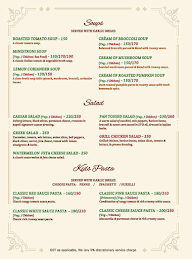 Napoli Italian Bistro menu 1