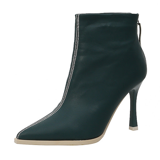 Title 8, Versatile stiletto pointed high-heeled ankle bo...