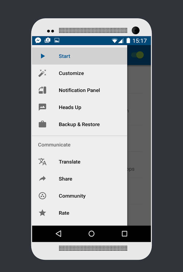    Material Status Bar Pro- screenshot  