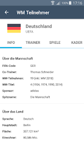 WM 2018 App - WM Freunde - Infos zur WM 2018 Screenshot