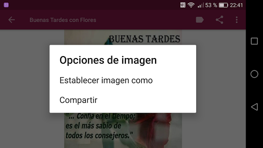 Buenas Tardes con Flores