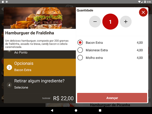 Cardápio Digital - Gateway Demo