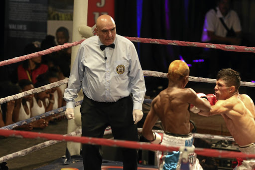 Veteran ref Stan Christodoulou has again called on BSA to send officials on refresher courses. /Alan Eason