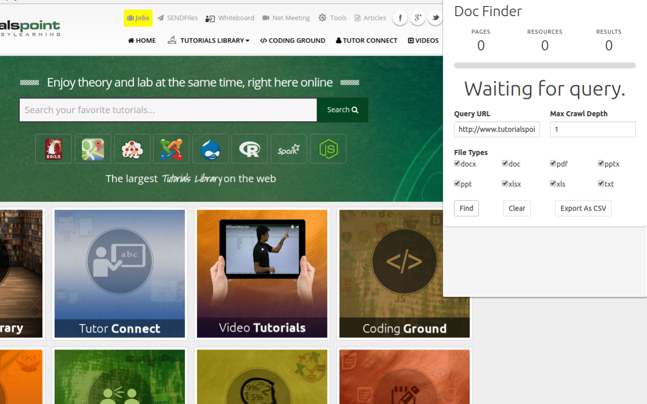 Doc Finder for Chrome Preview image 0