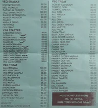 Halli Delhi menu 1