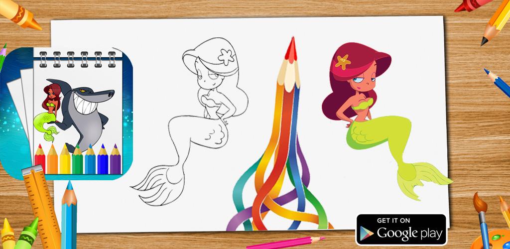 Coloring book for zig World and Sharko - Latest version for Android