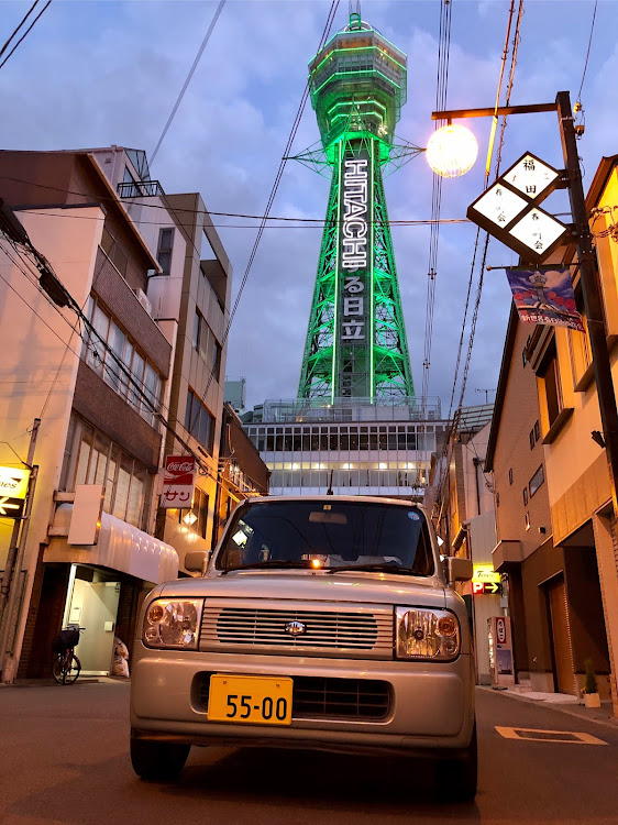 アルトラパンのスズキ車全員集合祭り・ラパン HE21S・MK53S スペーシアカスタム・通天閣に関するカスタム事例の投稿画像2枚目