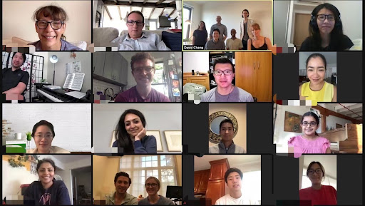 hybrid studio class through Zoom with some in-person as well