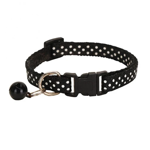 Multi-color Nylon Adjustable Cat Collar Small Large Cat Dog Universal Quick Separation Small Necklace Leash Bell Pet Pro