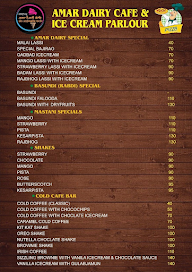 Amar Dairy Cafe & Ice-cream Parlour menu 5