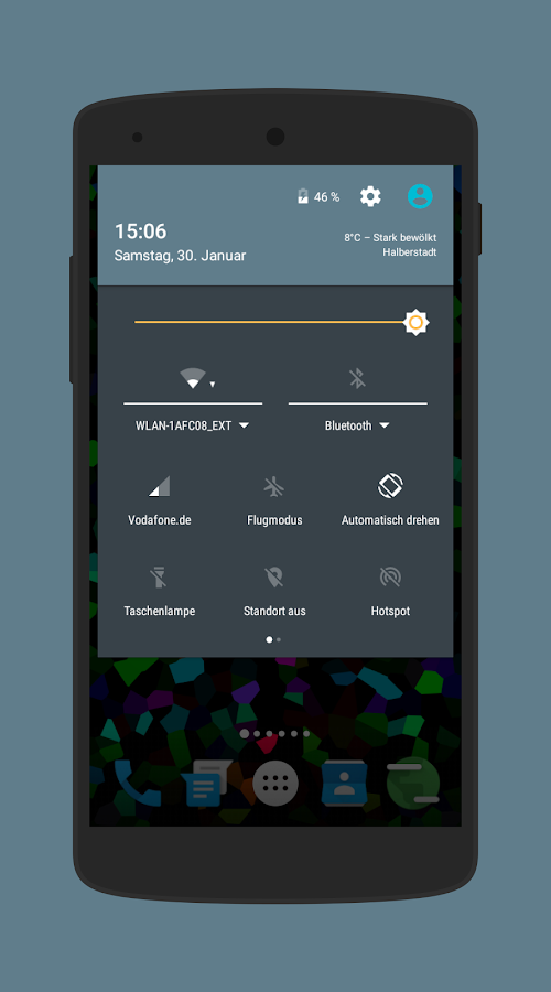 Android application Flat Paint CM13/12 Theme screenshort