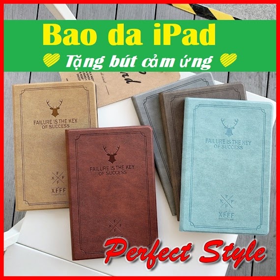 [Nhân Si]Bao Da Ipad 2 - 3 - 4 Air 1 2 Mini 1 2 3 4 5 New 2017 - 2018 Air 3 10.5 10.2 Air 4 Gen 9 Hoa Tiêt Deer Da Lôn