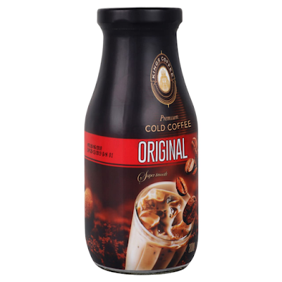 Kings Coffee Premium Cold Coffee - Original, Super Smooth - 280 ml