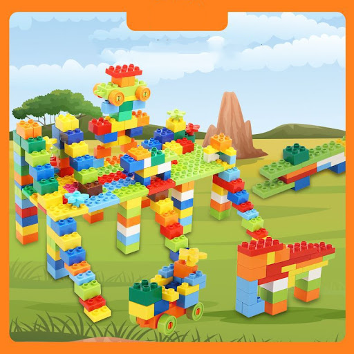 Title 4, Ball Chute Building Blocks Assembling Track Bab...