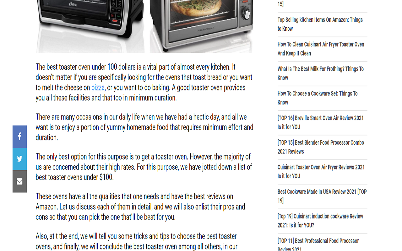 Toaster Oven Reviews - Best Toaster Oven Preview image 0