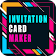 Carte d'invitation Maker icon