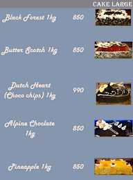 Happy Bakes & Cakes menu 1