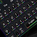 Baixar Rainbow Color Light Keyboard Theme Instalar Mais recente APK Downloader