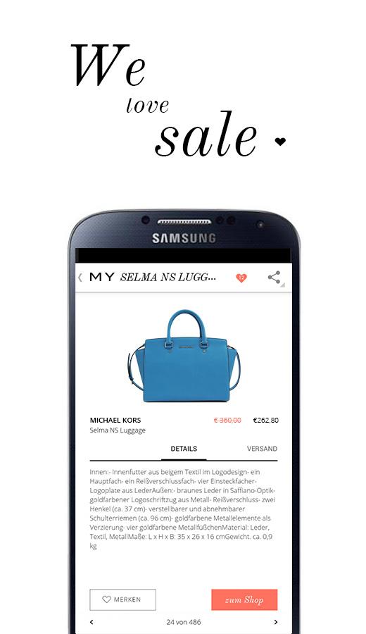 Android application MYBESTBRANDS - Designer Mode screenshort
