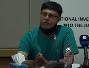 Sham Maharaj testifies at the SAHRC hearing.