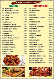 Hotel Sushila Palace menu 2