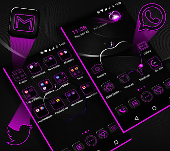 Crystal Black Apple Launcher Theme(圖1)-速報App