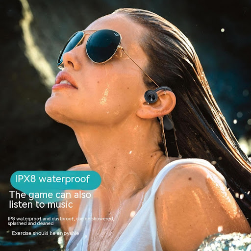 Title 7, Bone Conduction Swimming Waterproof Bluetooth H...