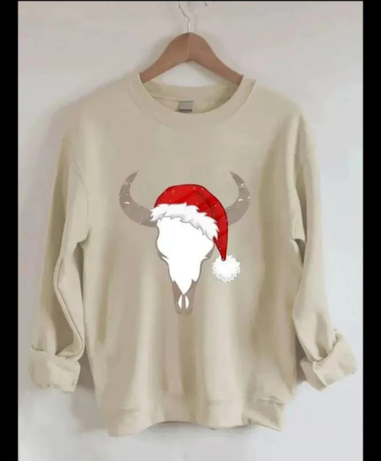 Casual sweatshirt voor dames met patroonprint