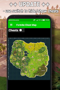 Fortnite Map with Chests