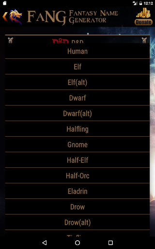 Character Name Generator Fantasy