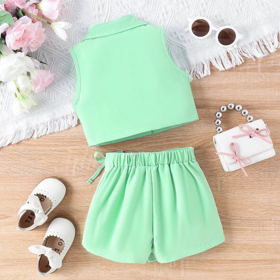 Meisjes Candy Color vestpakje Top en rok pak. Leuke set voor verschillende gelegenheden. Zacht materiaal, comfortabel om te dragen.