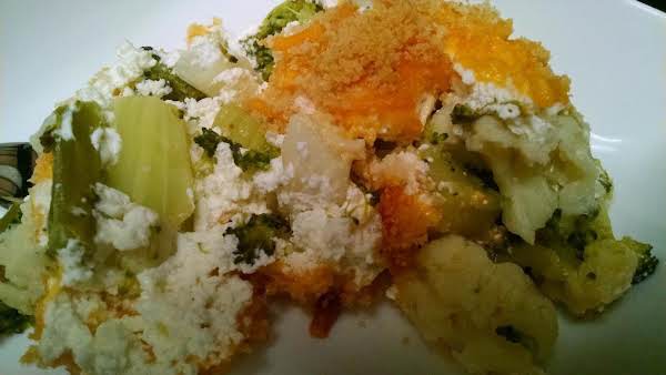 EASY CAULIFLOWER-BROCCOLI-AU-GRATIN_image