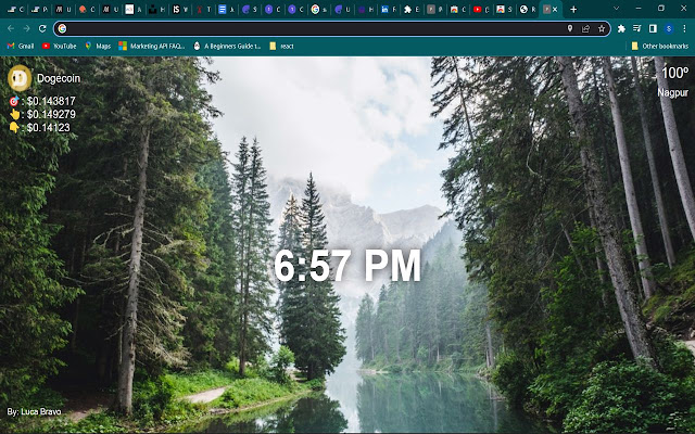 Personal Dashboard chrome extension