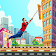 City bounce rope hero–Free offline adventure games icon