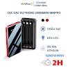 Cục Sạc Dự Phòng 20000Mah Minpro Sạc Nhanh 2.1A 3In1 Type C Micro Usb Có Đèn Chiếu Sáng