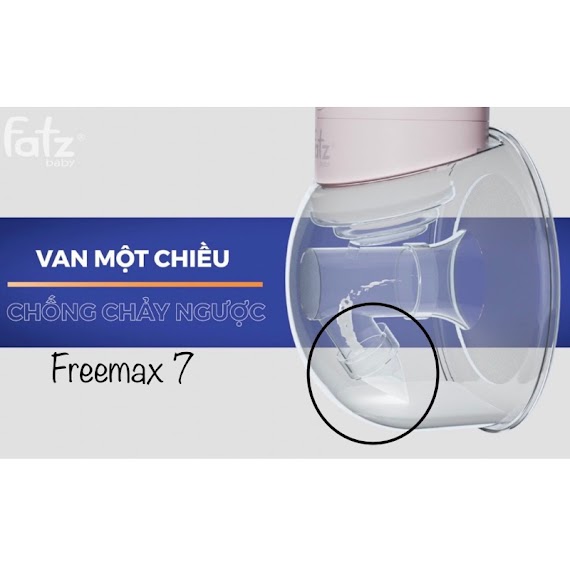 Van Chân Không Fatzbaby Freemax 7 - Phụ Kiện Máy Hút Sữa Điện Rảnh Tay Không Dây Fatzbaby Fb1222Tp