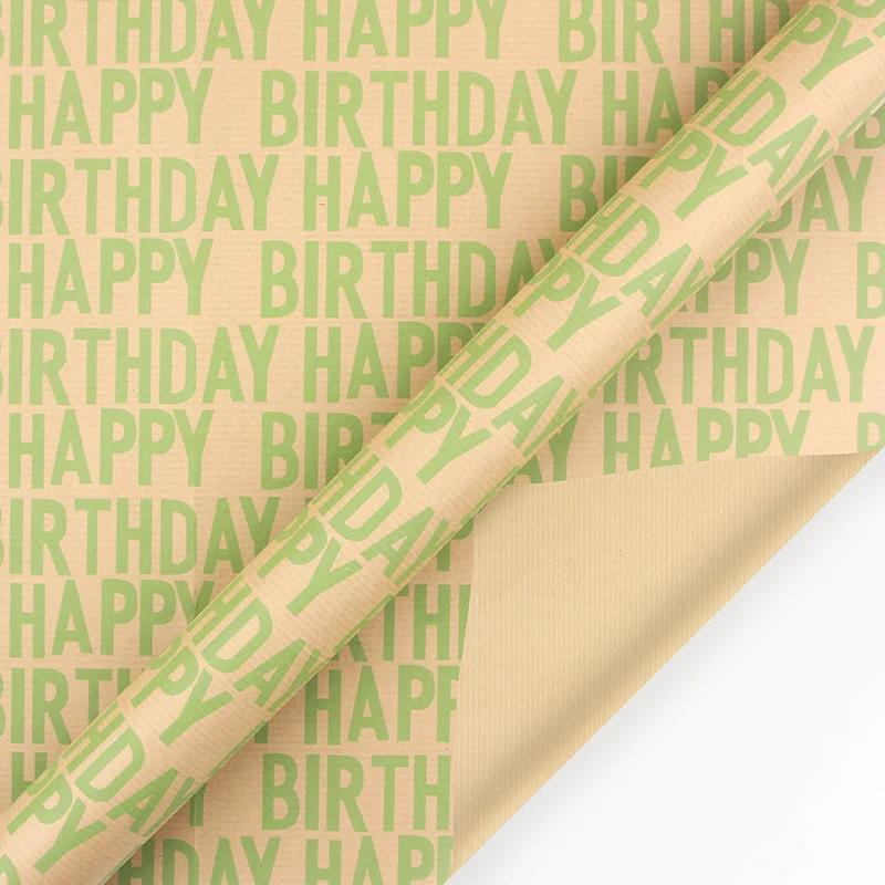 Title 8, Antiek kraft cadeaupapier voor stijlvol inpakke...