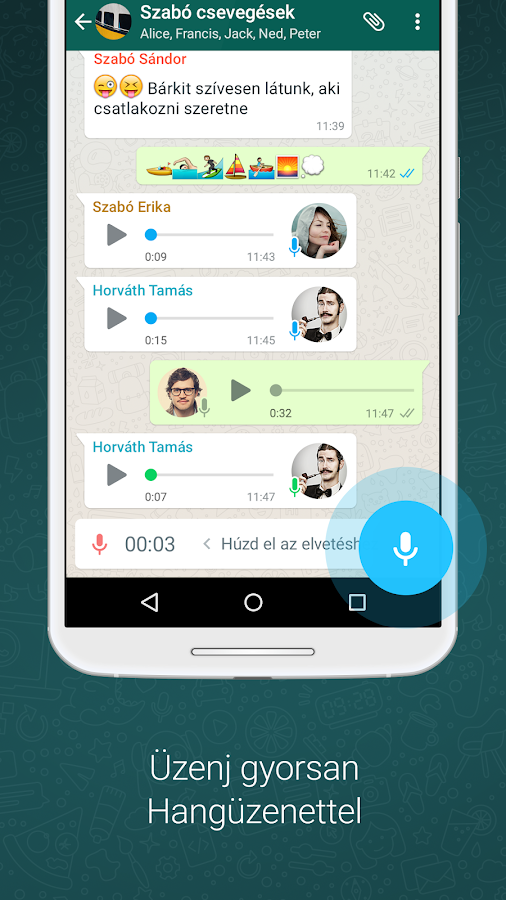   WhatsApp Messenger – képernyőkép 