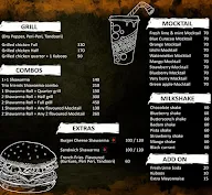 Shaw Grills menu 1