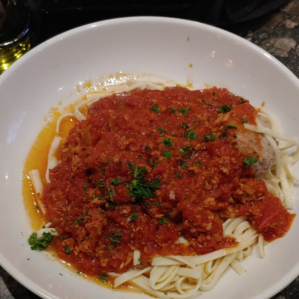 Turkey meatballs + pasta