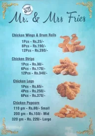 Mr & Mrs Fries menu 1