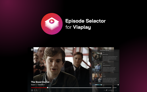 Viaplay Episode Selector: episode list. Preview 1