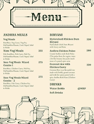 Mrs. Ram's Kitchen menu 1