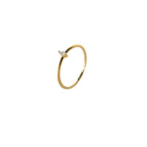 Title 1, Womens Simple Sterling Silver Ring, elegant an...